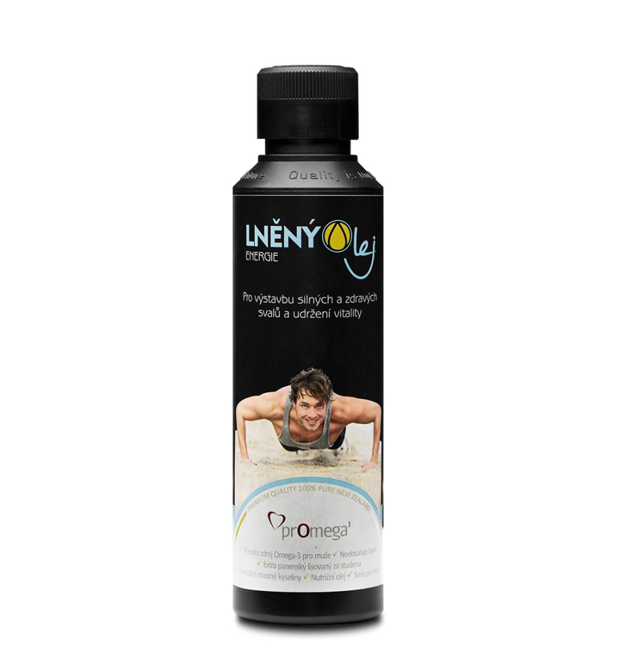  Lněný olej ENERGIE pro muže  - 250ml