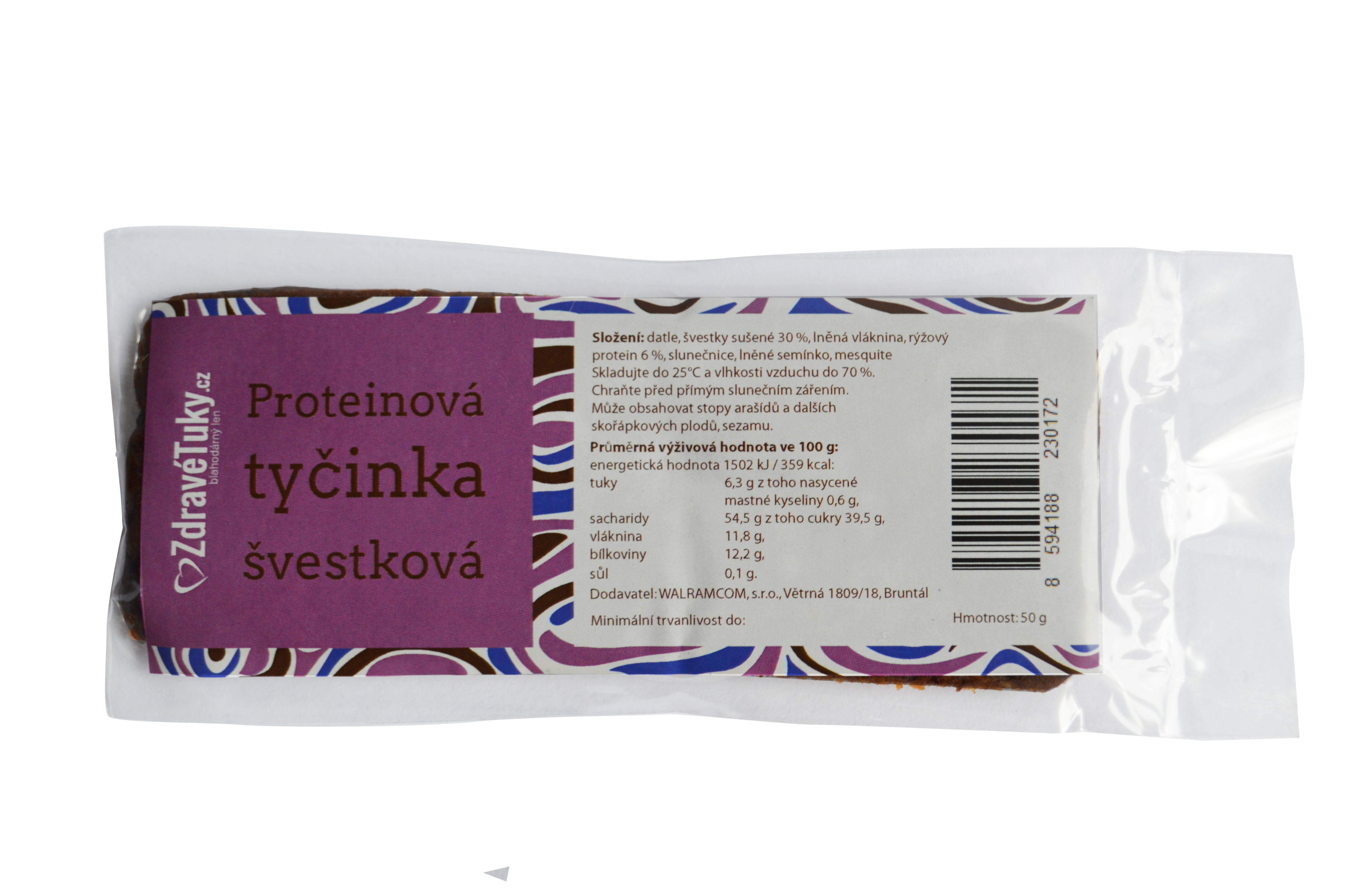 Proteinová tyčinka švestková 